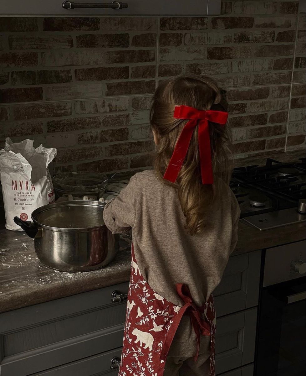 calliethackers posted: morning with grandma’s little helper 🤶🏼