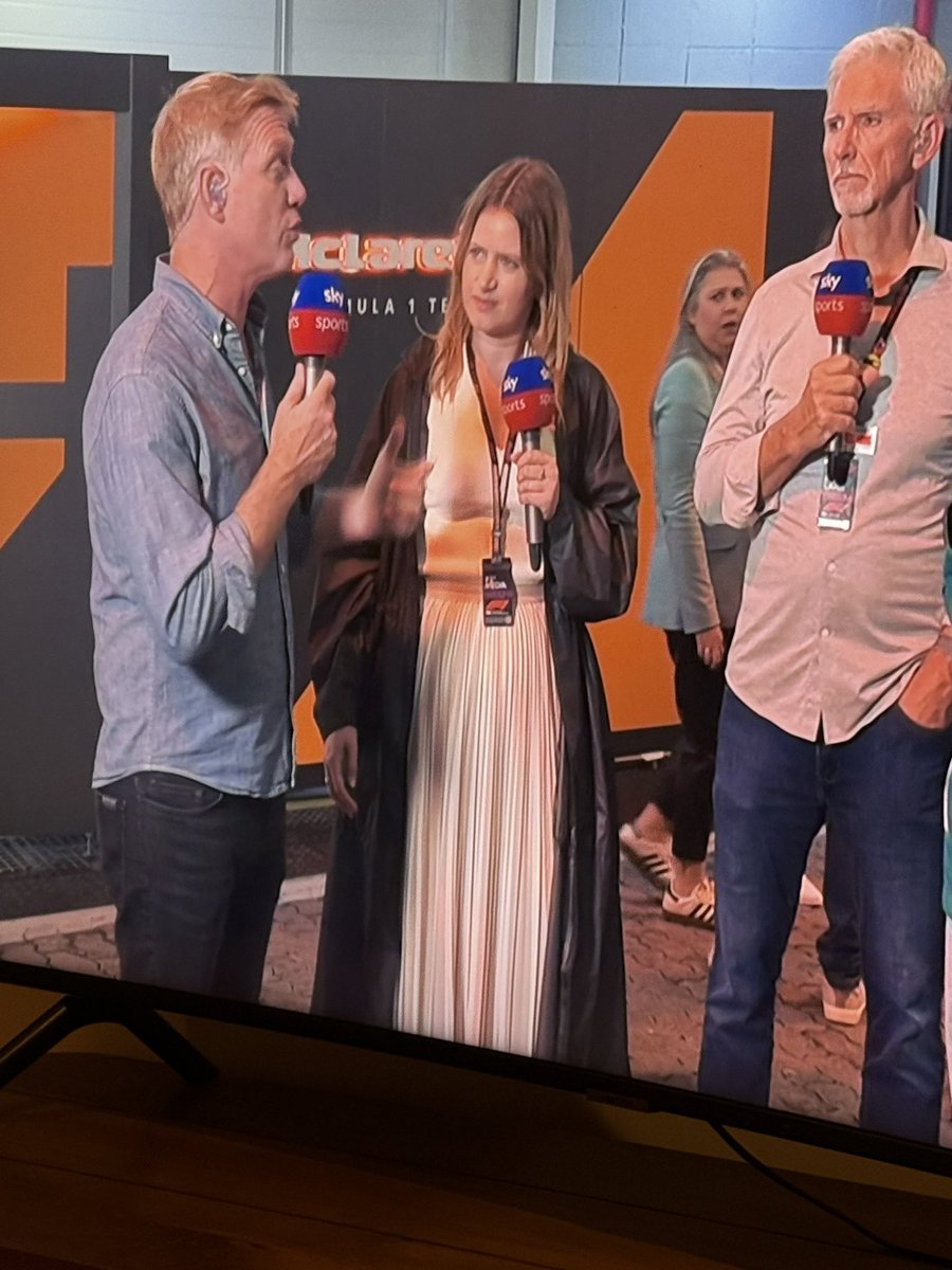 mjb8028's tweet photo. @SkySportsF1 #BernieCollins out at the #BrazilianGP looking like a Jedi knight… not having a go, there needs to be more jedis in F1 https://t.co/DTwBz9r5Jh