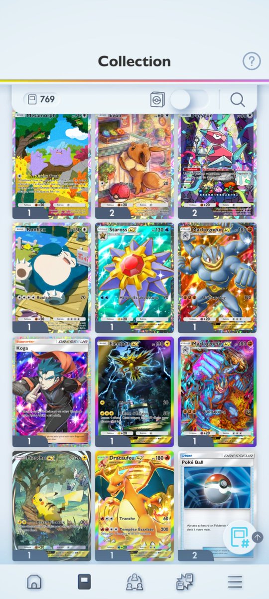 fugufido's tweet photo. @PokemonTCGP_FR Ça commence à prendre forme bientôt le full set https://t.co/fCJjd7hvzl