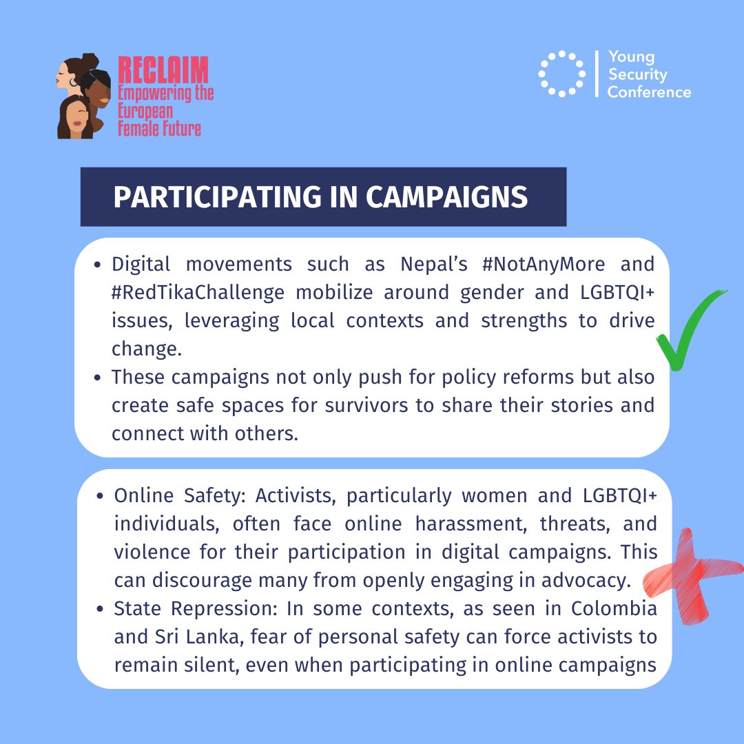 YSConference's tweet image. The digital world is a double-edged sword for women in security and politics. Discover how to harness its power for advocacy and networking while navigating the challenges, it presents for FLINTA individuals. 

#WomenInSecuritySeries #DigitalChallenges #DigitalOpportunities