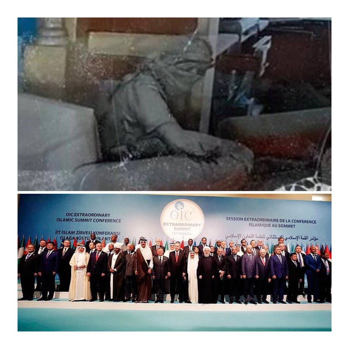 ErdemOzveren571's tweet photo. Süreç Bize Gösterdi ki 

Şehid Komutan Yahya Sinvar'ın
Son Anlarında Fırlattığı Sopa ile
Şehâdet Şerbetini Üzerinde içtiği
O Koltuk Bile

57 İslam Liderinden Daha
Çok Onurlu Duruş Sergiledi ⚠️

 #StopGazaHolocaust 🇵🇸 https://t.co/8kTKaWwMyQ