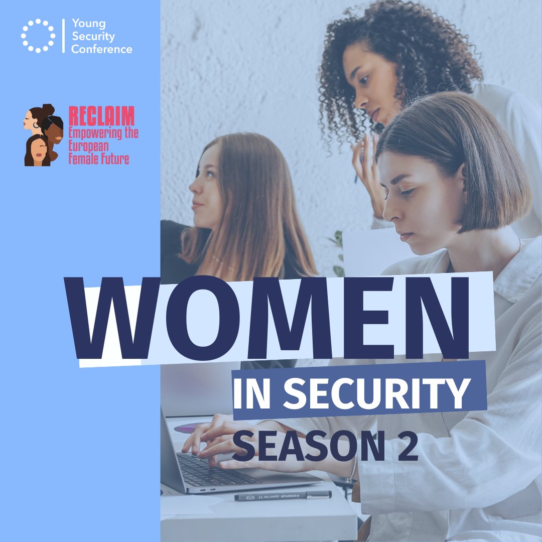 YSConference's tweet image. Welcome to our Women in Security mini-series. Over the next weeks, we will provide advice for women striving to lead in these fields. Inspired by the RECLAIM program of the Europäsche Akademie Berlin, this series equips you with the tools to navigate and excel in these domains!