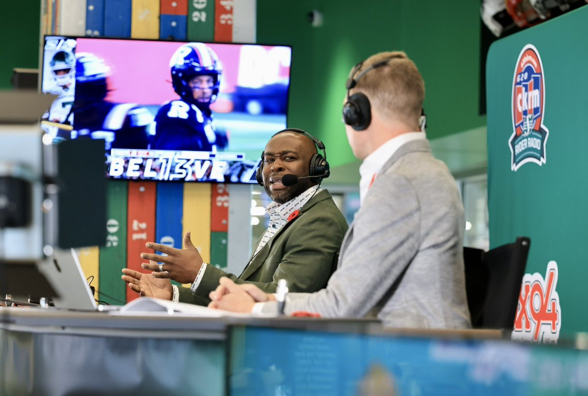 The boys are rolling for the West Semi-Final 🇨🇦 🏈 

📻Listen: CKRM.STREAMON.FM 
📺YouTube: bit.ly/3zRUFFz

#Saskatchewan #Riders #BCLions #CFL #GCPlayoffs