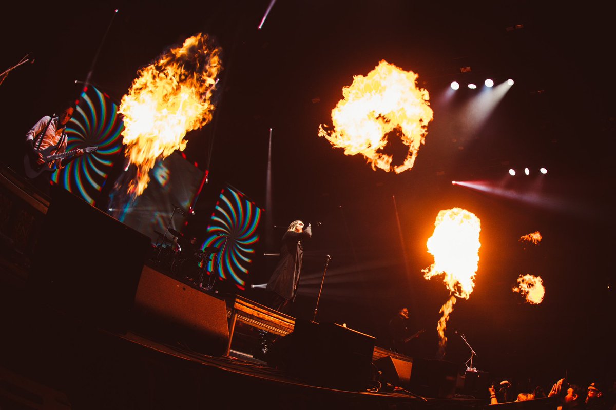 MOTIONLESS IN WHITE • 2024 • SCRANTON, PA (shooting an arena show with a fisheye)!