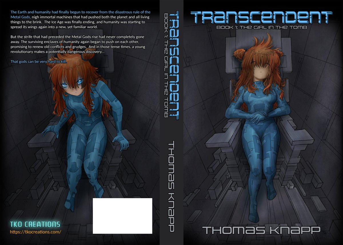 And here we have the final cover art for the first book of the Transcendent series, along with pricing info!

Paperback - $19.99
Hardcover - $24.99