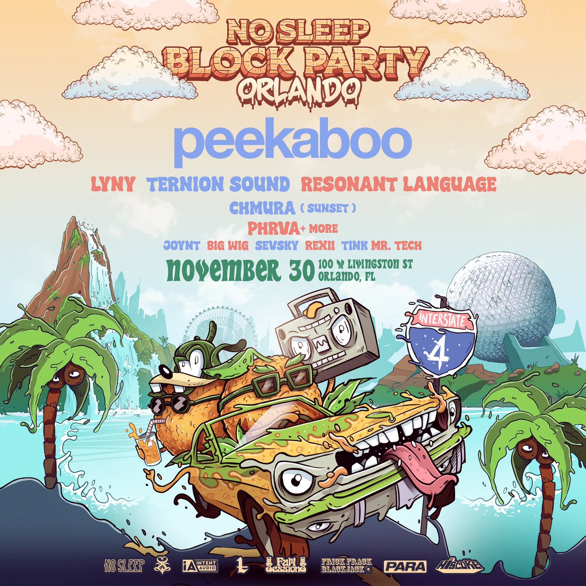 nosleeppresents's tweet photo. It's #NoSleepNovember 

🦉11/07 @emorfik_ @Usaybflow 
🦉11/08 @NotChasewest 
🦉11/22 @caspaofficial 
🦉11/30 @peekaboobeats 

Links 🎟️ in bio, don't sleep. https://t.co/R2JA8aDlBC