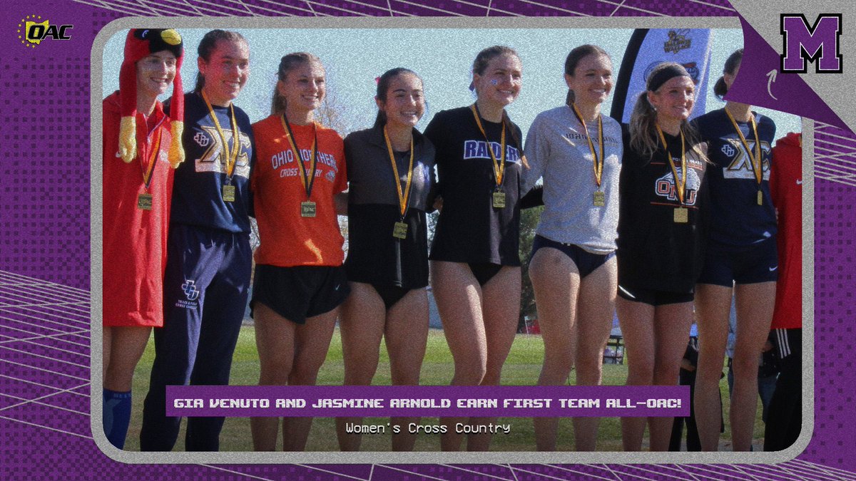 Women's Cross Country: Venuto and Arnold Grab First Team All-OAC Honors at Ohio Athletic Conference Championship! <a href="/UMUTFXC/">Mount Union T&F</a> #GoMountGo athletics.mountunion.edu/news/2024/11/2…
