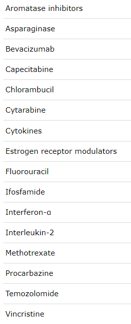 Cancer treatments associated with late cognitive effects, from "Neurologic Complications in Adult Cancer Survivorship" by Dr. Tresa Michelle McGranahan. Subscribe to Seminars in Neurology at bit.ly/3KsxVgn #neurology #neurotwitter