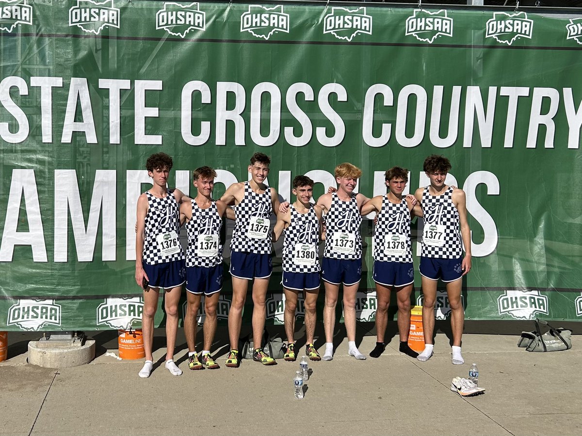 Hudson Boys XC finished 6th at the state championship today! Congratulations on a great season boys! #rollhud #explorerpride