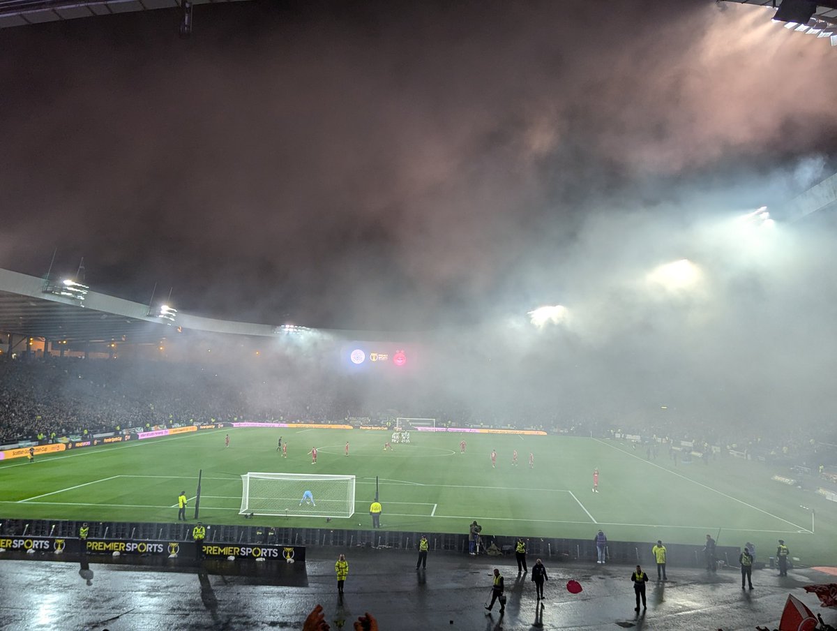 Well that was sobering but the lads have done so spectacularly this season they deserved the support till the end. 
Sometimes you have to face the realities of Scottish football. 
We go on