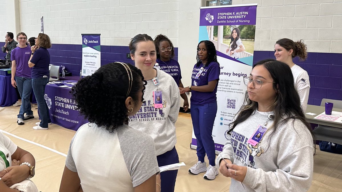 KorbinPate's tweet photo. #SFAShowcaseSaturday was a good one! There is a lot of excitement from our future Lumberjacks and their families. #AxeEm https://t.co/W2C86UiUVR