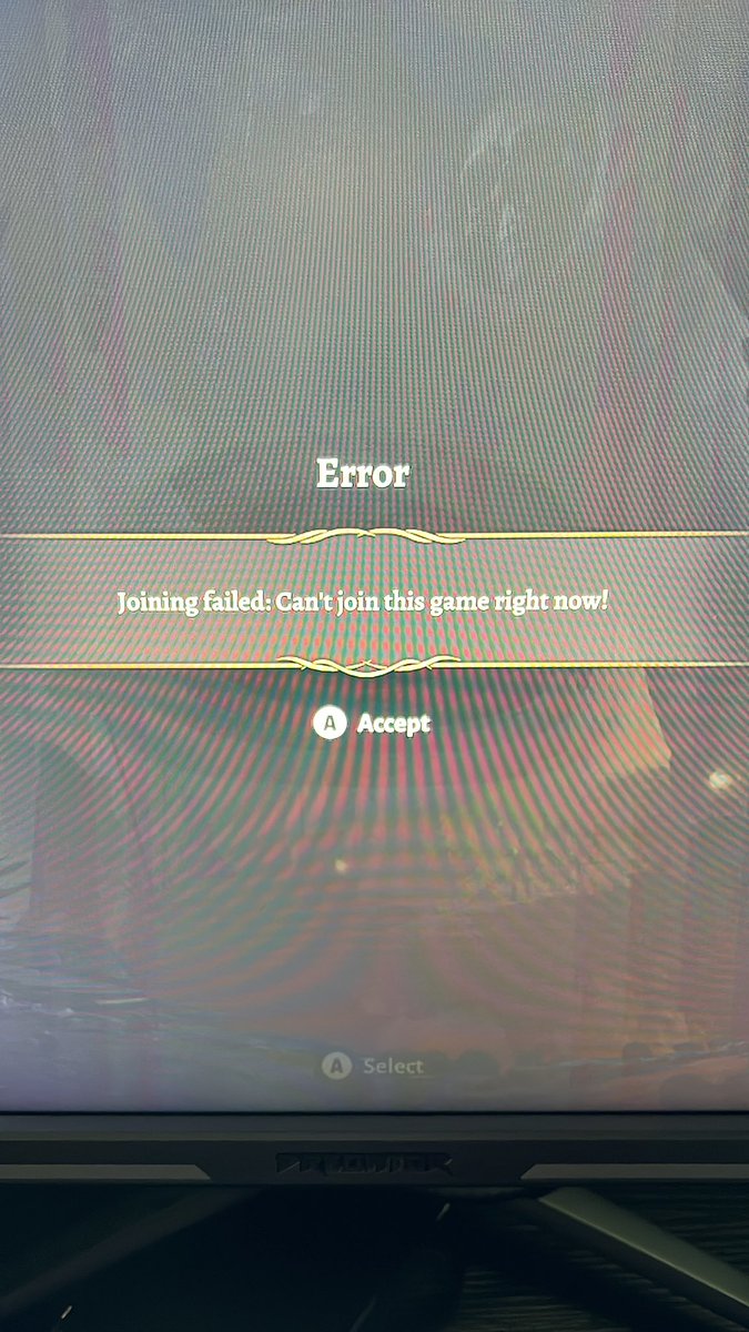 _LastCall4Lunch's tweet photo. @larianstudios trying to join a friend on Xbox. Not sure what the issue is. Please help! :( https://t.co/096WgOQw7D