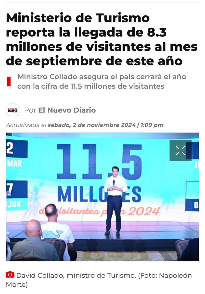 Orgulloso de esa gestión del Turismo.

#NúmerosTurismo2024