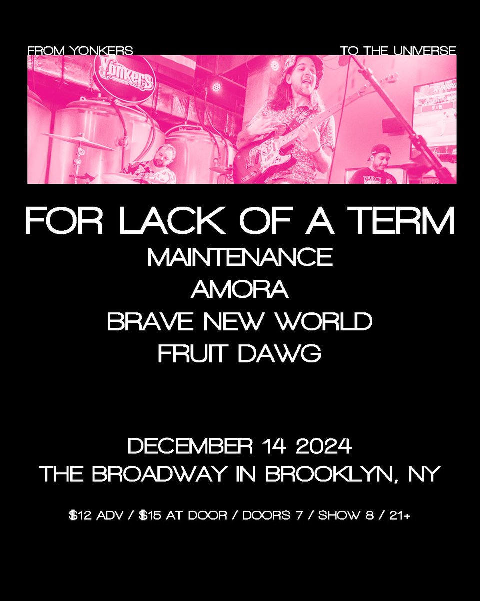 forlackofaterm's tweet image. Giggin w/ the homies @ Broadway next month, tix in bio 🫰🏽

📸: @Dunrath