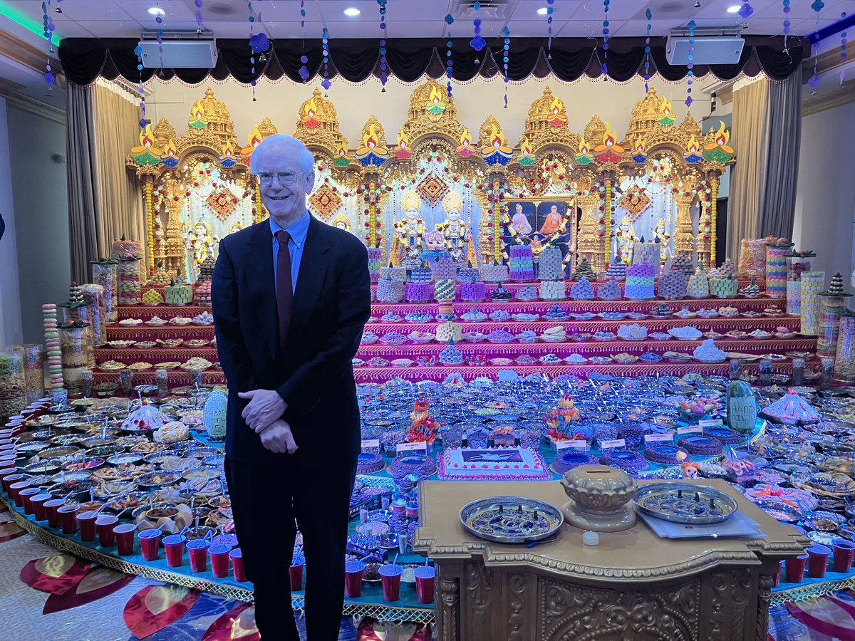 I had the great honor and privilege of participating in the Diwali and new year’s celebration at the BAPS mandir in Sterling Heights. Just a wonderful spiritual and educational experience.