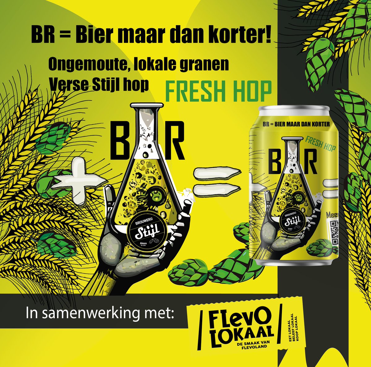 Nieuw: FreshHop BR

Fris, fruitig, hoppig en een mooie nasmaak van lokale gerst. 

Gebrouwen met verse  Stijl hop uit én 70% ongemoute, lokale gerst. Extreem #lokaal #korteketen en #duurzaam

Maar bovenal heel lekker en nu verkrijgbaar in onze webshop: brouwerijstijl.nl