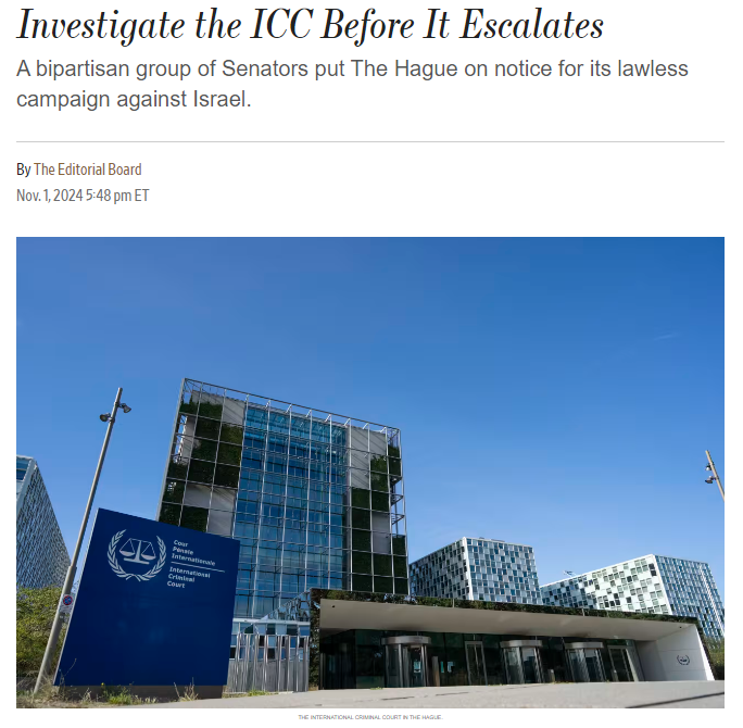 A <a href="/WSJ/">The Wall Street Journal</a> report on a bipartisan letter of US Senators calling to investigate the ICC sex allegations!
The effects of the cover-up at the ICC already undermine the credibility and legitimacy of the court as a professional institution.
Keeping KK will destroy the <a href="/IntlCrimCourt/">Int'l Criminal Court</a>!