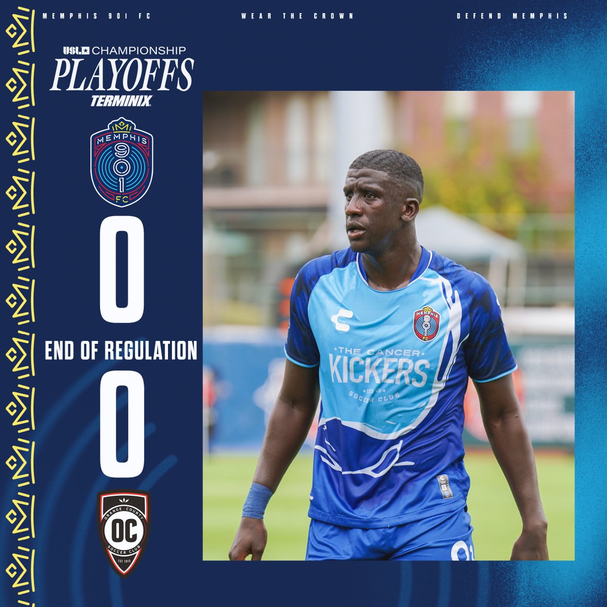 Scoreless after 90. We'll head to extra time.

#MEMvOC // #DefendMemphis