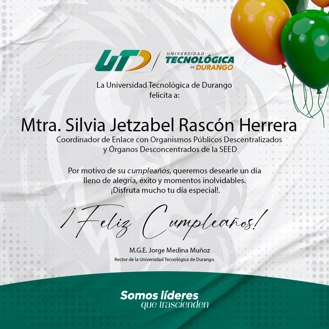 ¡Feliz cumpleaños Mtra. <a href="/SilviaJetzabel/">Silvia</a>! 🥳 
El día de hoy, de parte de toda la comunidad Búfalo, le deseamos un gran cumpleaños y mucho éxito. ✨
 #SomosLideresqueTrascienden #XVAniversario #somosbúfalos