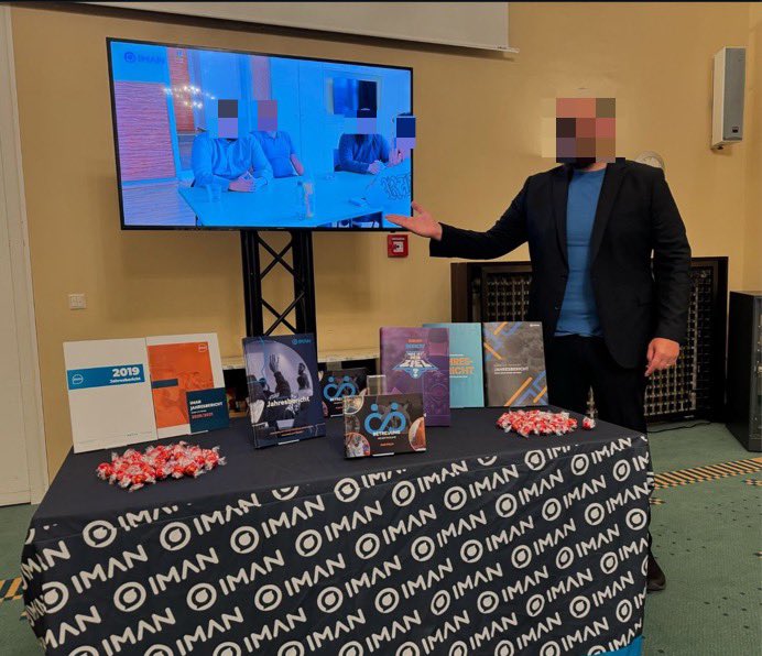 luk_bre's tweet photo. In #BadNauheim bei #Frankfurt fand heute eine islamischen Konferenz statt. Unter den Rednern, Ausstellern und Teilnehmern waren mehrere Personen mit #Salafismus/#Islamismus-Hintergrund, zum Beispiel #MarcelKrass oder das #salafistische Projekt „#ImanTV“ (#Österreich). 1/2 https://t.co/qJhzf4wPMy