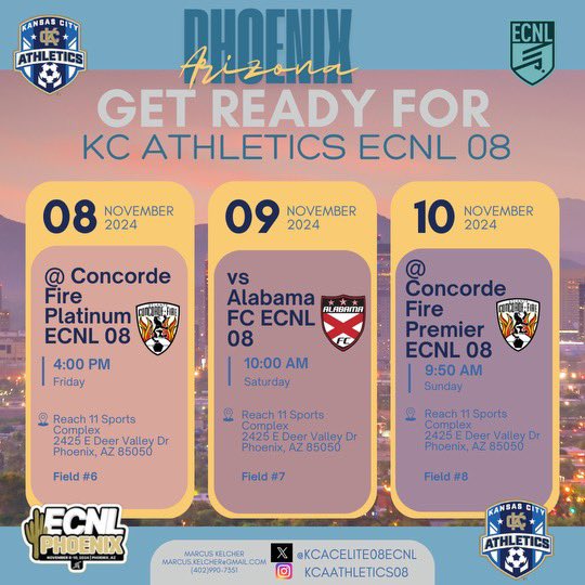 Coming up next weekend…<a href="/ECNLgirls/">ECNL Girls</a> Phoenix National Showcase!