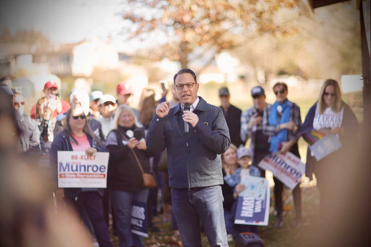 Josh Shapiro (@joshshapiropa) on Twitter photo It's time to leave it all on the field, folks.
I'm back in Bucks County with <a href="/MunroeforPA/">Brian Munroe for State Representative</a> and a crew of people ready to get on the doors and help their neighbors make a plan to vote on Tuesday.
If you haven't made yours, head to iwillvote.com/pa
And if you have an It's time to leave it all on the field, folks.
I'm back in Bucks County with <a href="/MunroeforPA/">Brian Munroe for State Representative</a> and a crew of people ready to get on the doors and help their neighbors make a plan to vote on Tuesday.
If you haven't made yours, head to iwillvote.com/pa
And if you have an