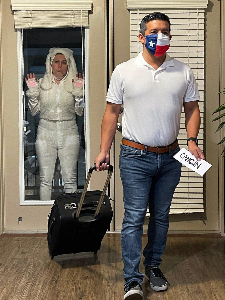 The greatest couple Halloween costume ever.