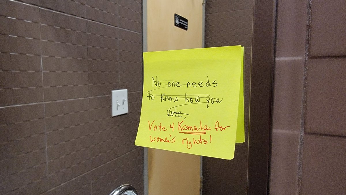 Seen in a bathroom in Pennsylvania...