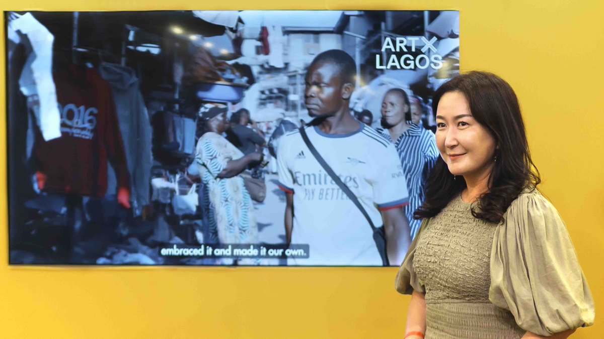 artxlagos's tweet photo. What role can creativity play in creating thriving societies and sustainable futures for Nigeria?
Don’t miss Social Fabrics, Sustainable Threads: Marcellina Akpojotor, a collaborative project presented by @emplenigeria, at #ARTXLagos2024
#ARTXLagos #MarcellinaAkpojotor #Emple https://t.co/VBGKxSWt2n