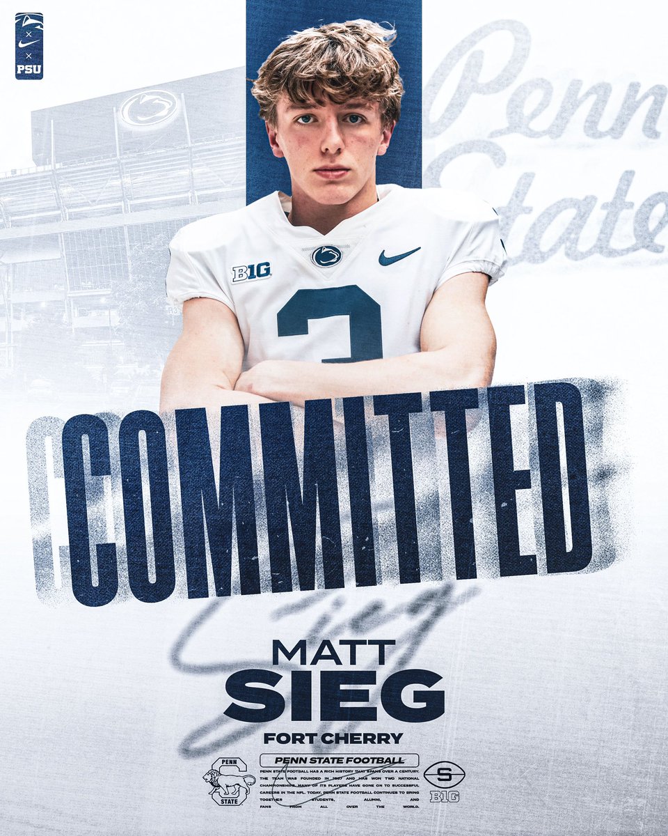 Matt Sieg 4 ⭐️ ATH (@matt_sieg) on Twitter photo The Best in PA, Stay in PA🦁🔵⚪️ #WeAre <a href="/coachjfranklin/">James Franklin</a> <a href="/Coachpoindexter/">Anthony Poindexter</a> <a href="/CoachTerryPSU/">Terry M. Smith</a> <a href="/PennStateFball/">Penn State Football</a> The Best in PA, Stay in PA🦁🔵⚪️ #WeAre <a href="/coachjfranklin/">James Franklin</a> <a href="/Coachpoindexter/">Anthony Poindexter</a> <a href="/CoachTerryPSU/">Terry M. Smith</a> <a href="/PennStateFball/">Penn State Football</a>