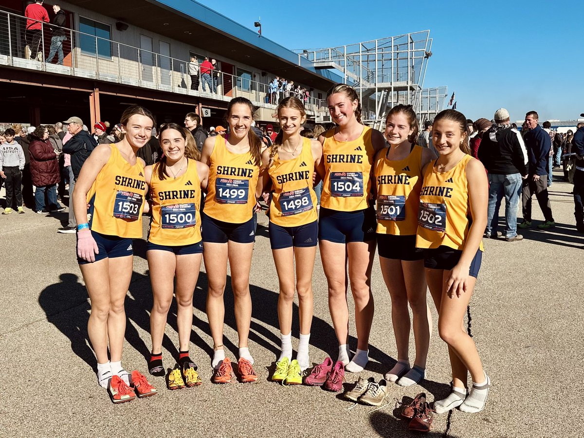 Shrine Sports (@shrinesports) on Twitter photo Congratulations to the Shrine Girls Cross Country team on finishing 12th at states. Way to Go Knights! <a href="/Shrine_Schools/">Shrine Schools</a> <a href="/ShrineXC/">Shrine Cross Country</a> <a href="/spiritbone_25/">Spirit Bone</a> <a href="/CHSL1926/">Catholic League</a> #ChampionshipCulture #ShrinePride Congratulations to the Shrine Girls Cross Country team on finishing 12th at states. Way to Go Knights! <a href="/Shrine_Schools/">Shrine Schools</a> <a href="/ShrineXC/">Shrine Cross Country</a> <a href="/spiritbone_25/">Spirit Bone</a> <a href="/CHSL1926/">Catholic League</a> #ChampionshipCulture #ShrinePride