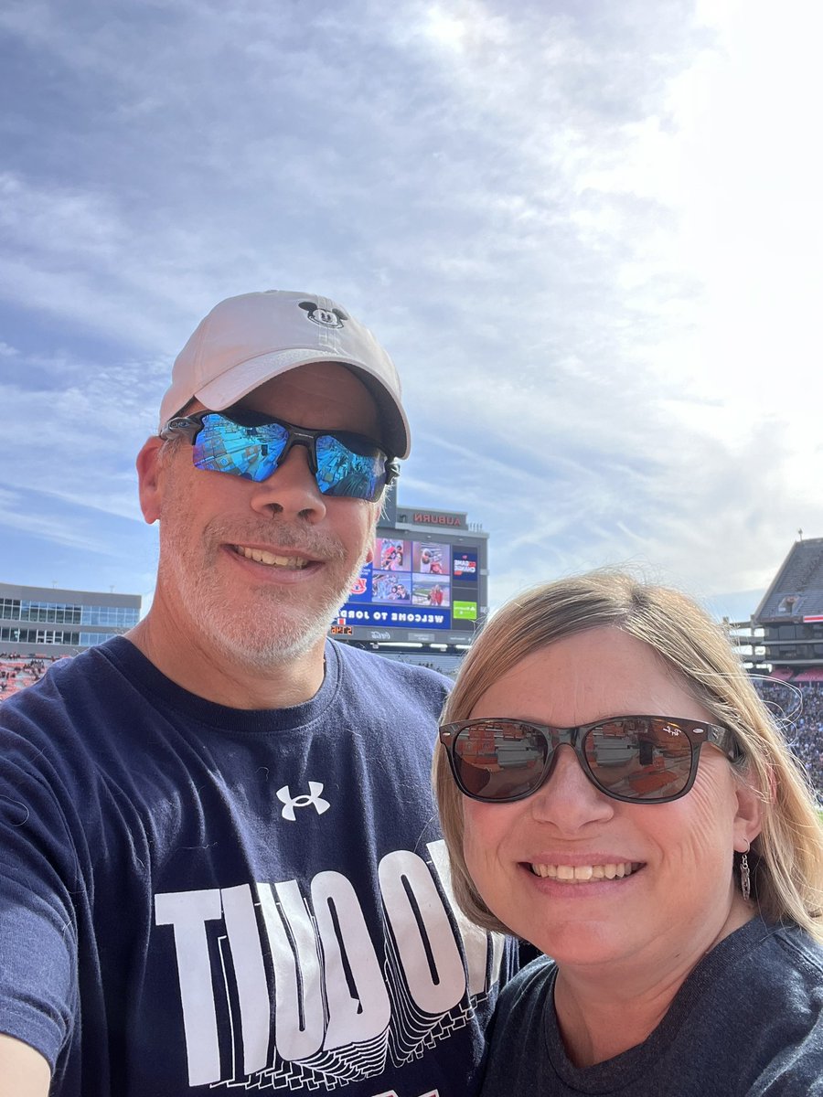 Glad to be back in Jordan Hare after the away games #WarEagle