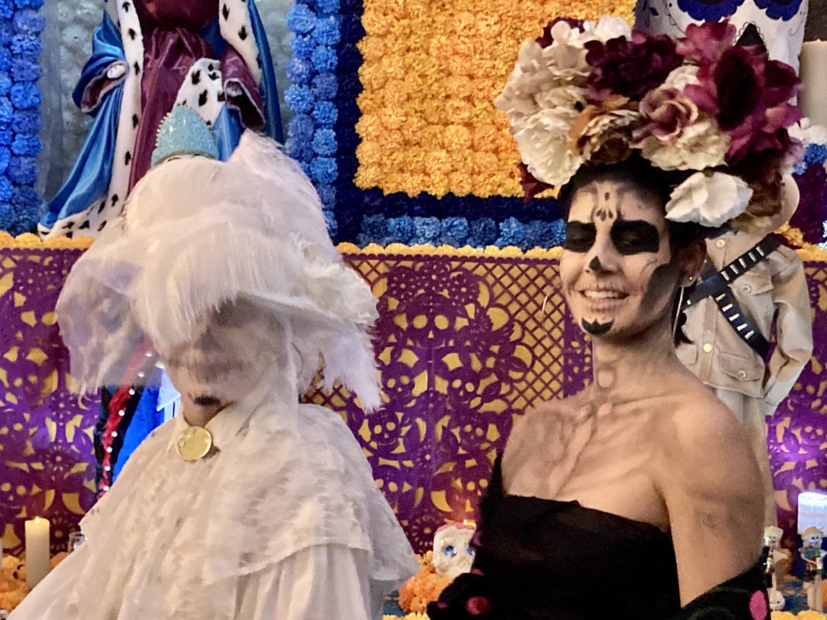#Diadelosmuertos im ⁦@MARKKhamburg⁩ in #Hamburg #Mexico #vivamexico #fridakahlo 🇲🇽💀