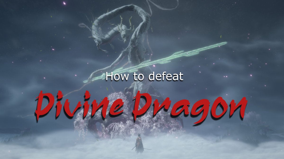 youtube.com/watch?v=NHdtDr… A new Sekiro guide is out! In this guide we finish what we came to do, which was severe the ties of immortality. Our final obstacle: The Divine Dragon! Hope this helps! #Sekiro #SekiroShadowsDieTwice #guide