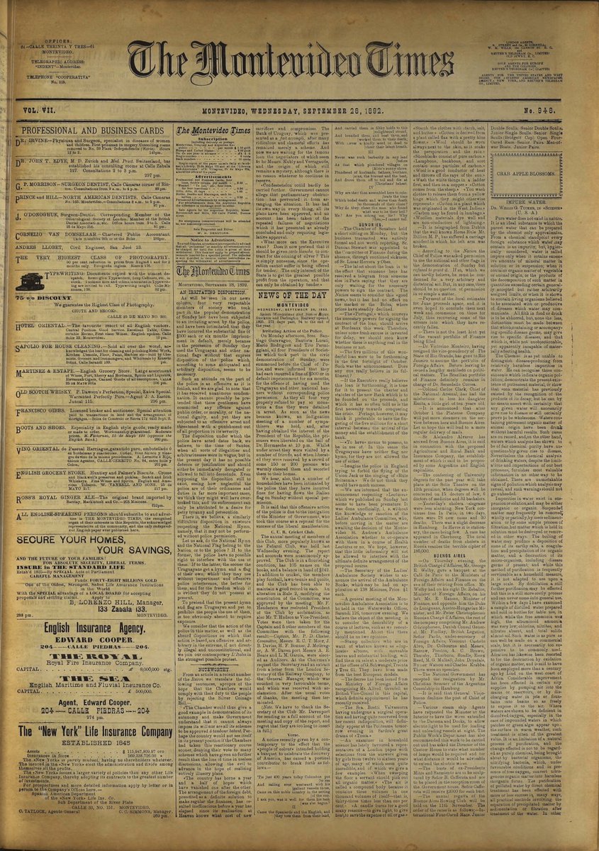 PEÑAROL (@oficialcap) on Twitter photo Gracias al trabajo de digitalización de antiguos periódicos en la Biblioteca Nacional (<a href="/BNUruguay/">Biblioteca Nacional 🇺🇾</a>), es manifiesta la incontrovertible verdad sobre el origen del nombre de nuestro club.
"The anual meeting of members of this club, more populary known as the Peñarol club. / La Gracias al trabajo de digitalización de antiguos periódicos en la Biblioteca Nacional (<a href="/BNUruguay/">Biblioteca Nacional 🇺🇾</a>), es manifiesta la incontrovertible verdad sobre el origen del nombre de nuestro club.
"The anual meeting of members of this club, more populary known as the Peñarol club. / La