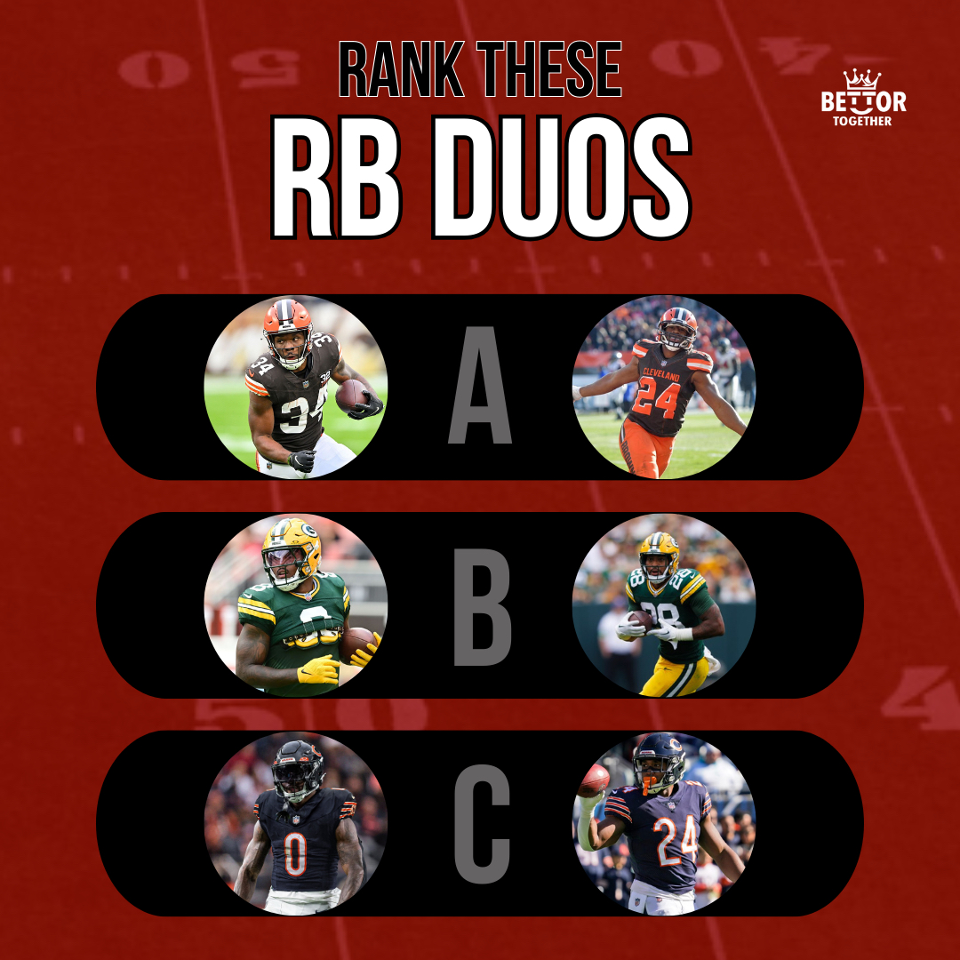 Which duo would you pick?

A, B, or C?

Comment your choice Below!

#nfl #nfltwitter #nflfootball
#nfldraft #americanfootball
#quarterback #nflsunday #espn
#sports #nflnetwork #touchdown
#nflnews #nflplayoffs #football