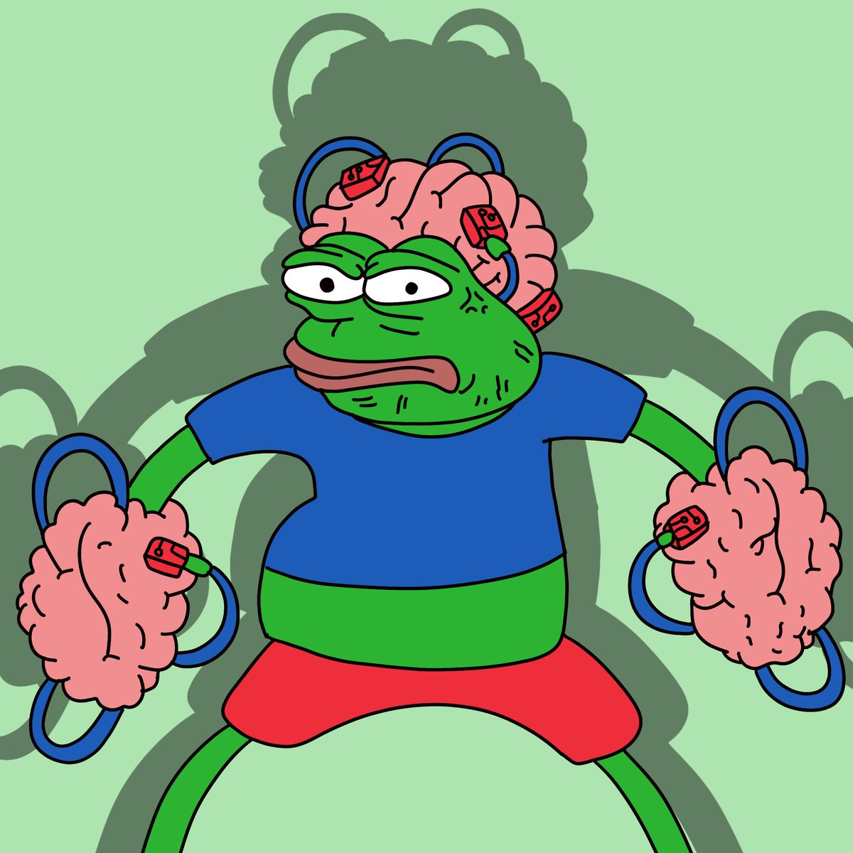 Pepe is not messing around today,

Those chains are going DOWN! 🐸⛓🥊