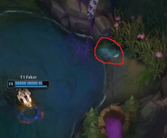 woher weiß Faker, dass die Gegner im Bush chillen und benutzt random e? AHHH jgl pet 😂