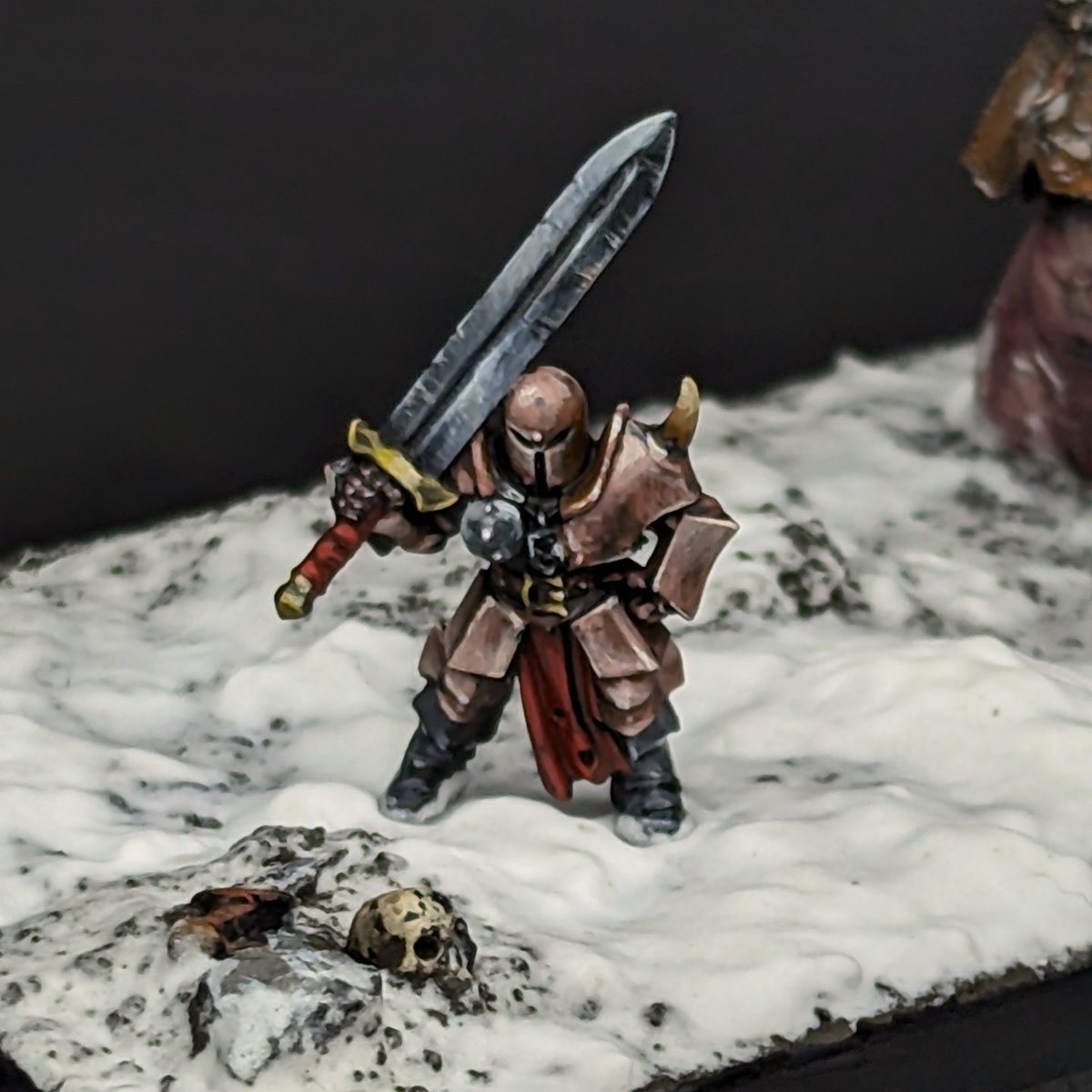 EthanesSTT's tweet image. My last work.

A mega-gargant from aos I will used as a Bonegrinder giant in my chaos army and his warrior familiar little friend.

#sonsofbehemat
#aos #theoldworld #warhammer 
#chaos #giant
#bonegrinder #megagargan
@warhammer