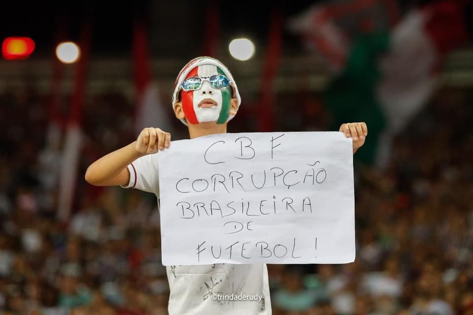 Contra tudo e contra todos. Me calar não irão  <a href="/CBF_Futebol/">brasil</a> você é uma vergonha  
  <a href="/FluminenseFC/">Fluminense F.C.</a> 

📸<a href="/rudytrindade/">Rudy Trindade</a>