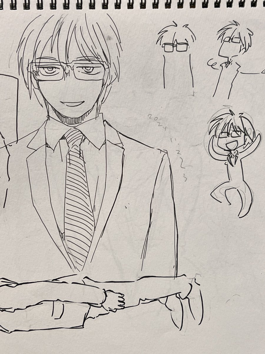 ビール飲みながら落書き 鹿谷 