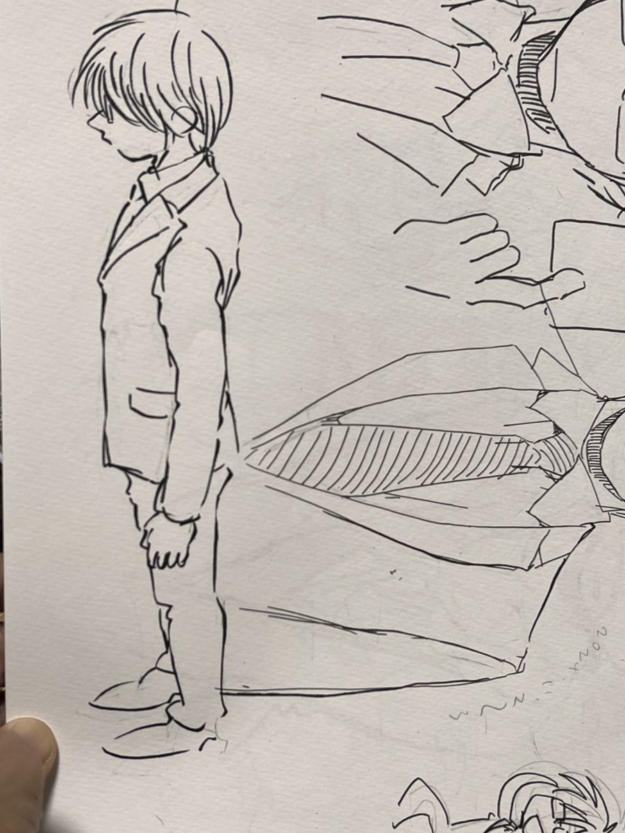 ビール飲みながら落書き 鹿谷 