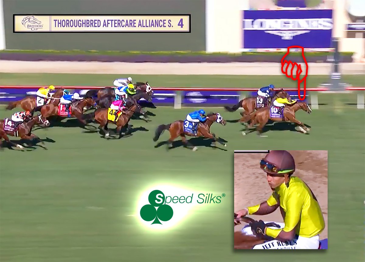 Speed Silks (@speedsilks) on Twitter photo Winners wear <a href="/SpeedSilks/">Speed Silks</a>®! CHASING LIBERTY wins the $200K Tbred Aftercare Alliance Stks on <a href="/BreedersCup/">Breeders' Cup</a> weekend at <a href="/DelMarRacing/">Del Mar Racetrack</a> ...with jockey <a href="/iradortiz/">Iradortiz</a> Jr in Speed Silks. Trainer Rob Atras. 2-y-o colt owned by Twin Creeks Racing Stbls. Now it's time to get your own custom Winners wear <a href="/SpeedSilks/">Speed Silks</a>®! CHASING LIBERTY wins the $200K Tbred Aftercare Alliance Stks on <a href="/BreedersCup/">Breeders' Cup</a> weekend at <a href="/DelMarRacing/">Del Mar Racetrack</a> ...with jockey <a href="/iradortiz/">Iradortiz</a> Jr in Speed Silks. Trainer Rob Atras. 2-y-o colt owned by Twin Creeks Racing Stbls. Now it's time to get your own custom