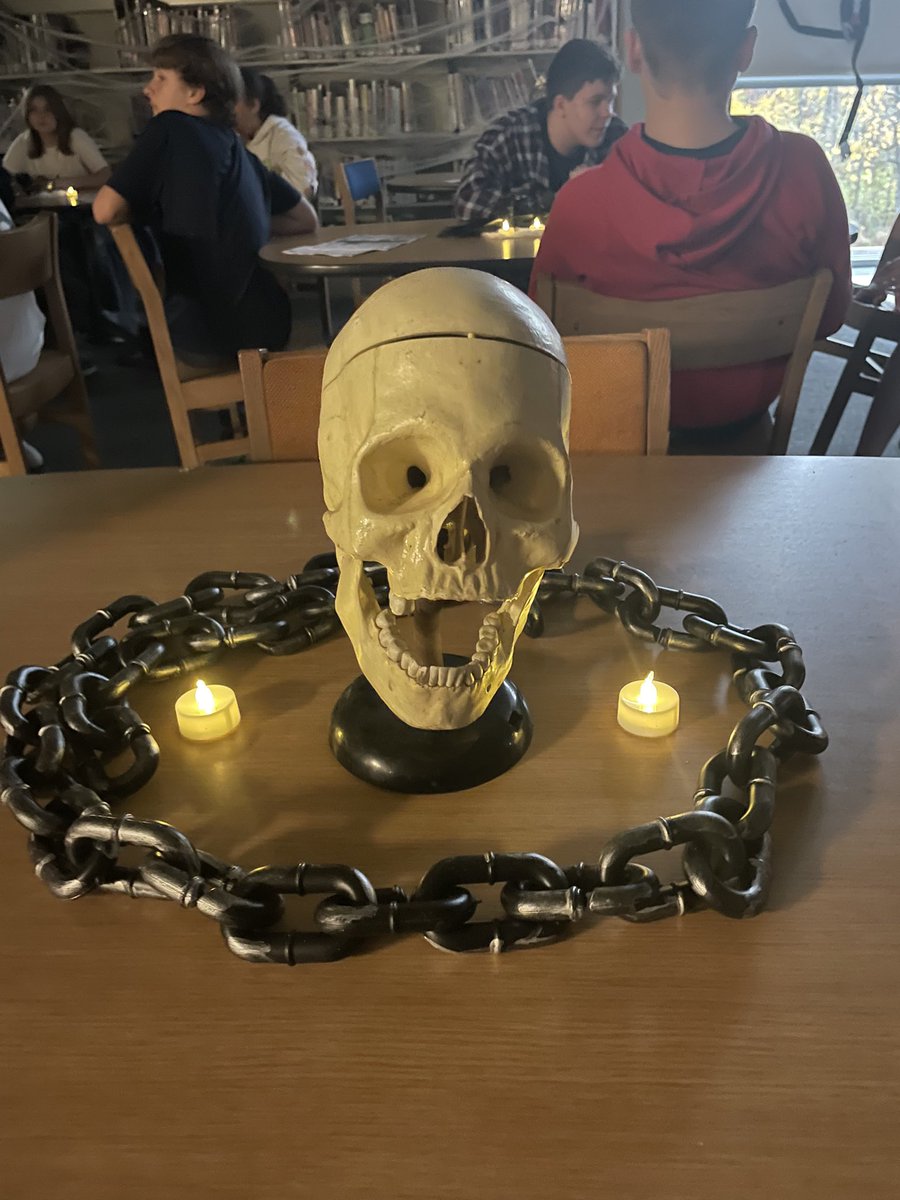 We did an Edgar Allan Poe escape room to celebrate the end of our unit! 🐦‍⬛📚👻🎻🕯️#teaching #edgarallanpoe #education