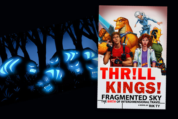 SciFi_RikTy's tweet photo. THRILL KINGS IS FUN!
#SciFiSat
#Hello Hello
#Interdimensional #chaos hits the #Earth –#bioluminescent #tigers are just the start.
 #stephenking meets #StarTrek
1 of the #best #doublesized #sciencefiction #kindlebooks #ever
#Motorcycles +#Monsters + #Mayhem for #Kindle &amp; #nook THX https://t.co/cQEWdD6kQa