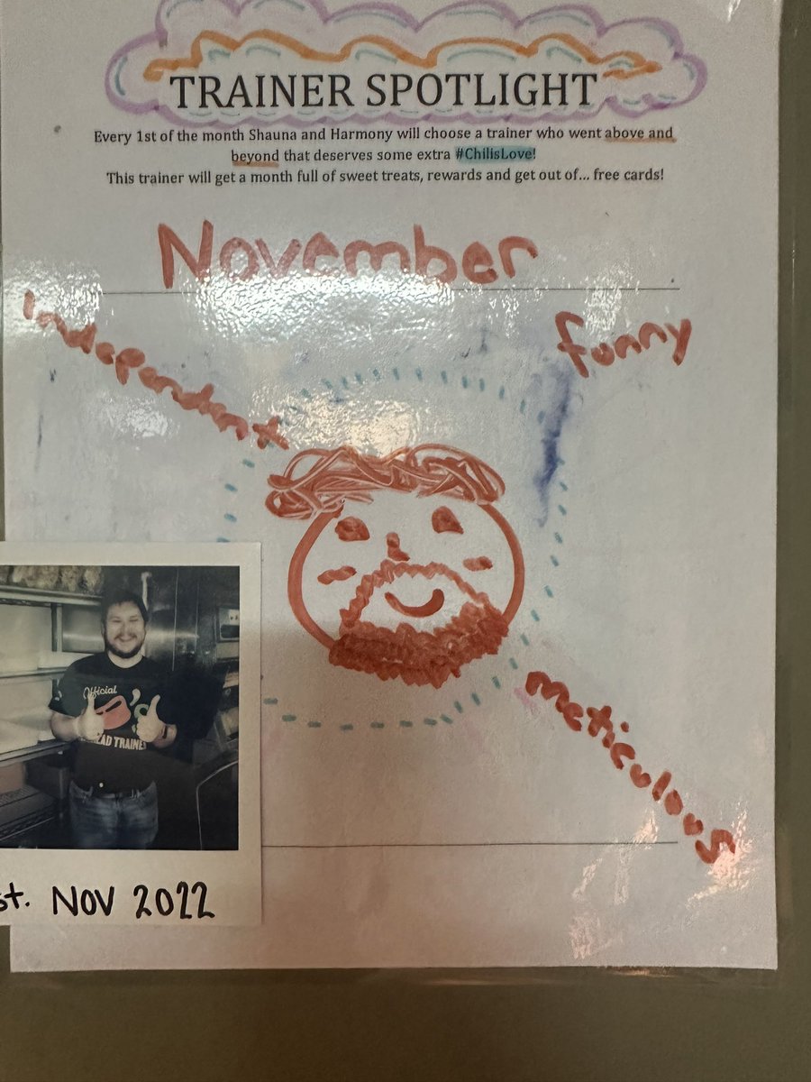 Shauna Hart (@shchilihead07) on Twitter photo Guess what time it is!!!!! Trainer of the Month time!!!! This month goes to Chase!!!! You have been a huge part of this team for v two years now!!! You are so very appreciated!!! <a href="/mgib23/">Mark Gibson</a> <a href="/ginacalvacca/">Gina Calvacca</a> <a href="/twchilihead/">Tiffany Lemons</a> @bjrent <a href="/radiocuckoo/">Seth Gainer</a> <a href="/TTaylorelaine/">Taylor Gomez</a> <a href="/ChilisVTT/">Virtual Training Team</a> <a href="/Chilis/">Chili's Grill & Bar</a> Guess what time it is!!!!! Trainer of the Month time!!!! This month goes to Chase!!!! You have been a huge part of this team for v two years now!!! You are so very appreciated!!! <a href="/mgib23/">Mark Gibson</a> <a href="/ginacalvacca/">Gina Calvacca</a> <a href="/twchilihead/">Tiffany Lemons</a> @bjrent <a href="/radiocuckoo/">Seth Gainer</a> <a href="/TTaylorelaine/">Taylor Gomez</a> <a href="/ChilisVTT/">Virtual Training Team</a> <a href="/Chilis/">Chili's Grill & Bar</a>