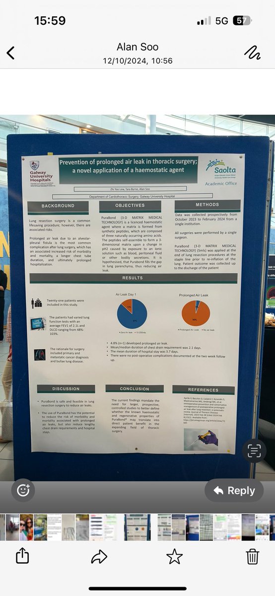 ProfAlanSoo's tweet image. Congratulations to Machaela miskell medical student and Dr Zhi Yao on their recent presentations at the Surgical meeting in Waterford. It is a pleasure to supervise promising Doctors and have them represent the Cardiothoracic Surgery Department Galway. @HSE_West_NWest @RCSI_Irl