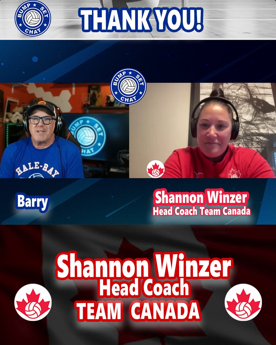 Bump Set Chat Podcast (@bump_set_chat) on Twitter photo Truly an honor to have <a href="/s_winzer/">Shannon Winzer</a> coach of the <a href="/canwvnt/">Canadian Women’s Volleyball Team</a> stop by for a chat about her volleyball journey!
What an amazing person! Not only coaching one of the top 10 Volleyball teams in the world but also she coaches her son's lacrosse team!You all are going love this one! Truly an honor to have <a href="/s_winzer/">Shannon Winzer</a> coach of the <a href="/canwvnt/">Canadian Women’s Volleyball Team</a> stop by for a chat about her volleyball journey!
What an amazing person! Not only coaching one of the top 10 Volleyball teams in the world but also she coaches her son's lacrosse team!You all are going love this one!
