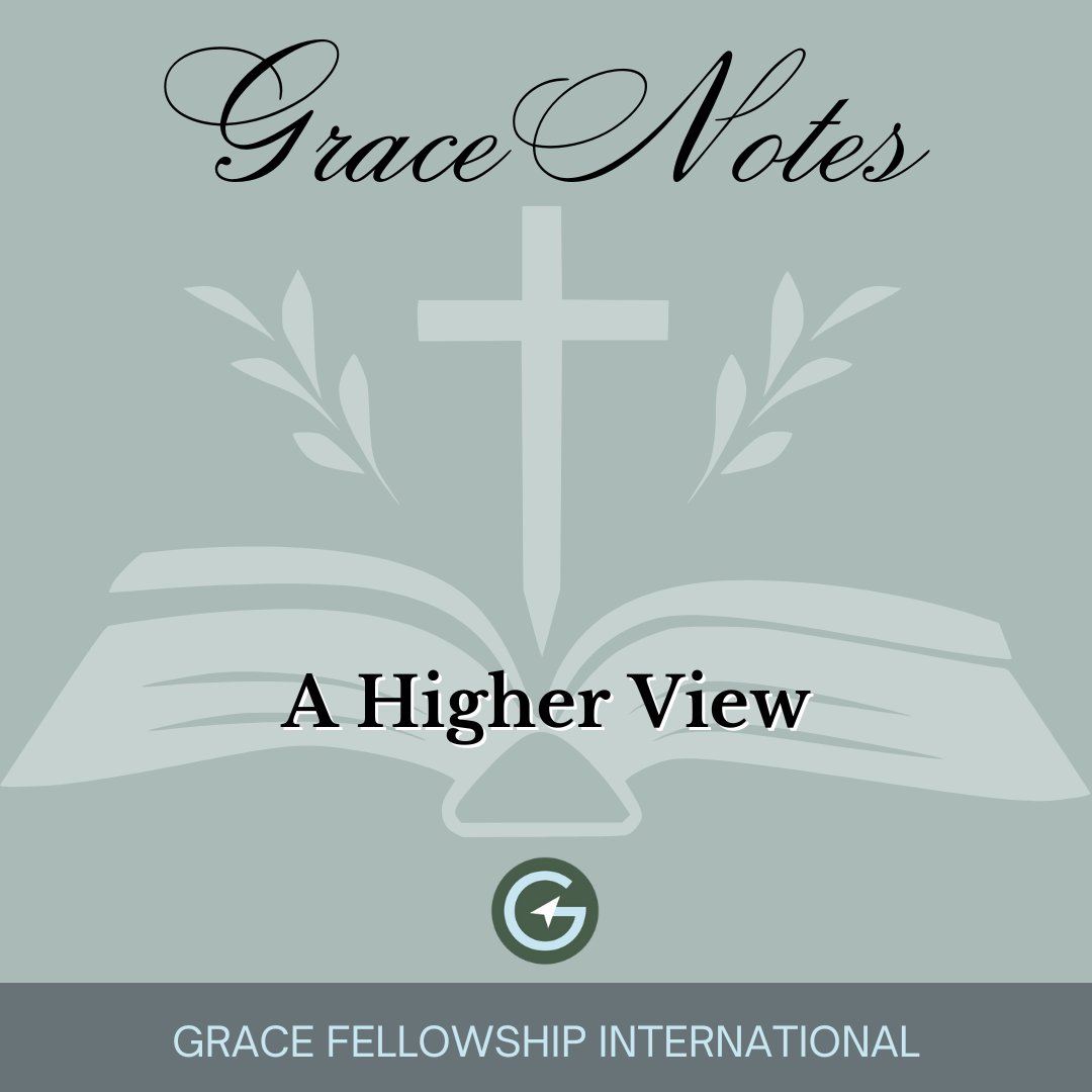 👀How easy it is to become short-sighted in our walk and lose sight of God's ultimate purpose. This higher perspective is based on God's revelation.
... interested in reading more?
conta.cc/4e5fn3i
Grace Notes are published every week 📖✝️