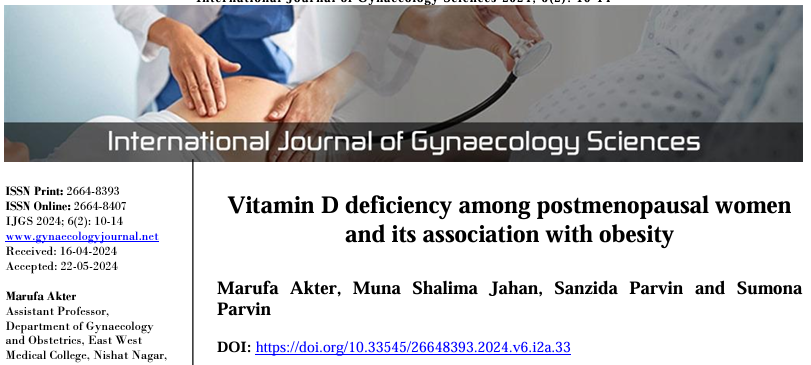 doctorneyro's tweet photo. Doctor, ¿tiene relación el #deficit de #vitaminad con la #obesidad?
Pero no será en países con #muchosol, verdad?
Datos de #Bangladesh
Para #información de #incrédulos.
https://t.co/I5VAdeD5by https://t.co/mXnl9jDk1s